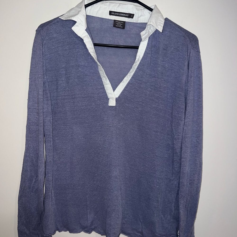 Island Company Women's Blue Top